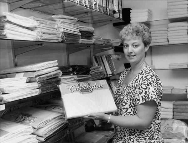 Sharon Ackroyd in Cusack's manchester department.