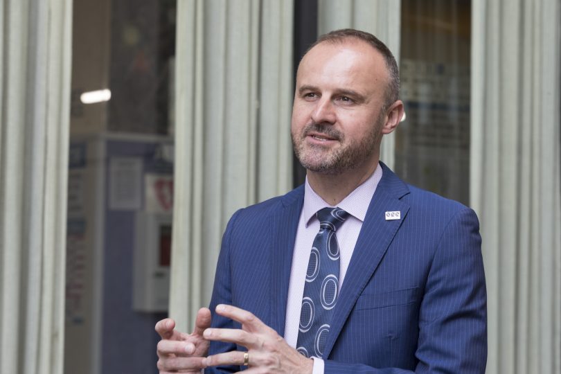 Chief Minister Andrew Barr