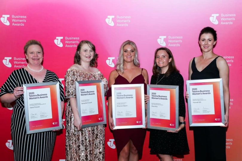 2020 ACT Telstra Business Women's Awards winners