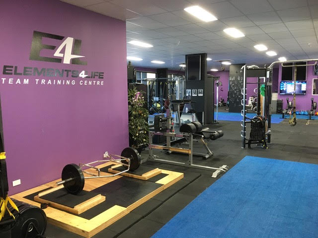 Weights room at Elements4Life gym.