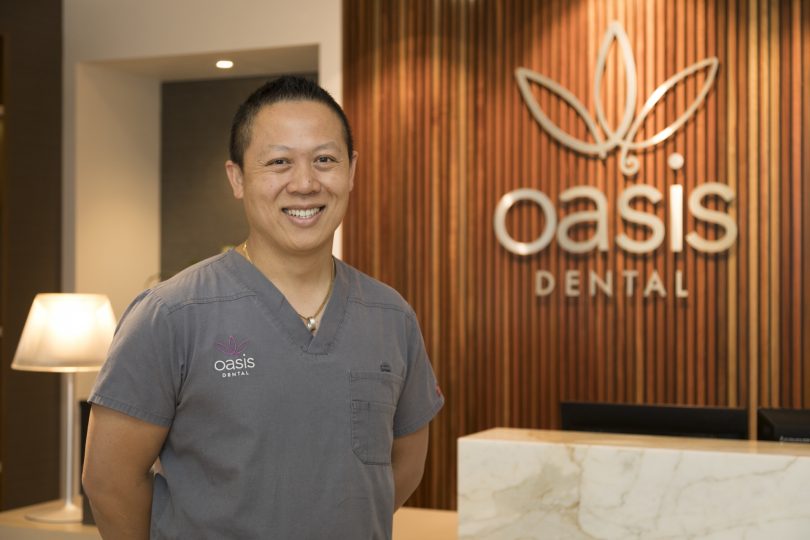 Dr Rick Luu, owner and principal dentist at Oasis Dental in Canberra.