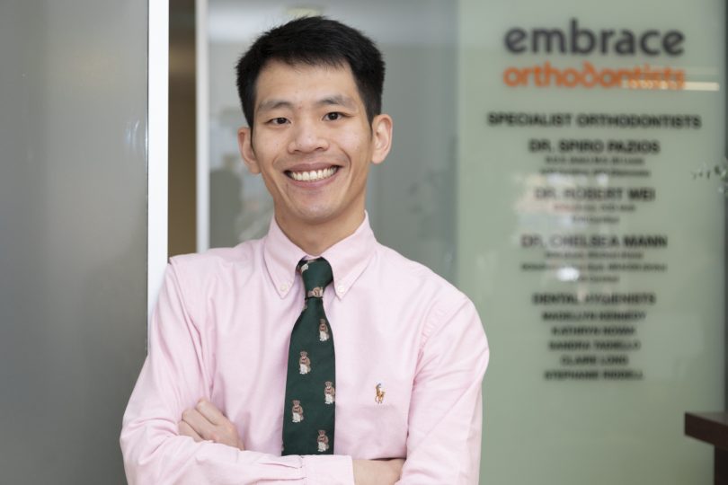 Dr Robert Wei at Embrace Orthodontists.
