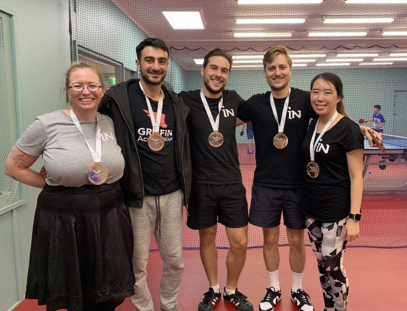 Services Australia team from Table Tennis Corporate Cup
