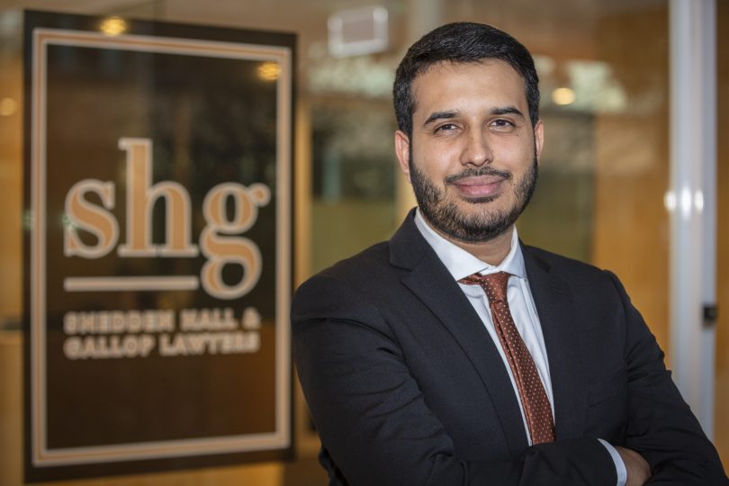 Rohail Azhar from Sneddon Hall and Gallop Lawyers
