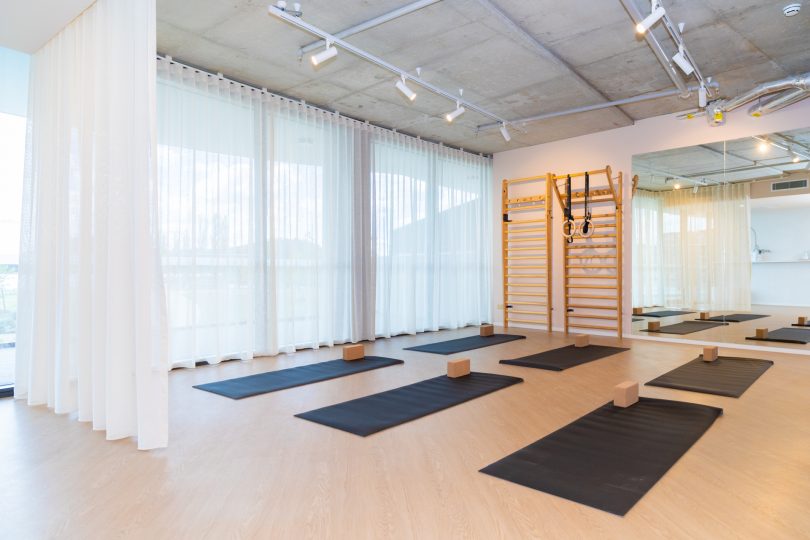 Yoga studio at Kylie Faulks Women's Health Physiotherapy