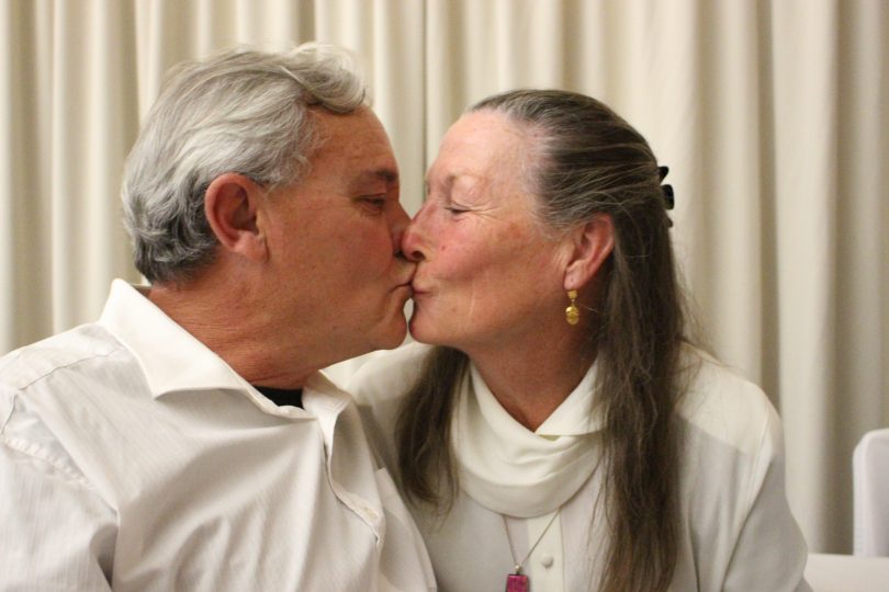 Colin and Sue Fabish of Snowy River Holiday Park, Dalgety. Photo: Ian Campbell.