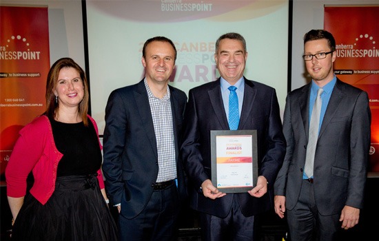 PayMe Australia named 2013 Canberra BusinessPoint Business of the Year