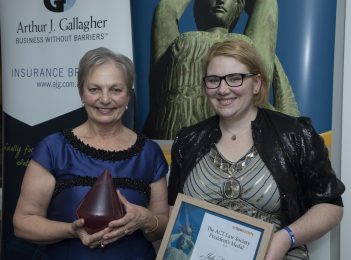 Family law specialist wins ACT Law Society’s top award